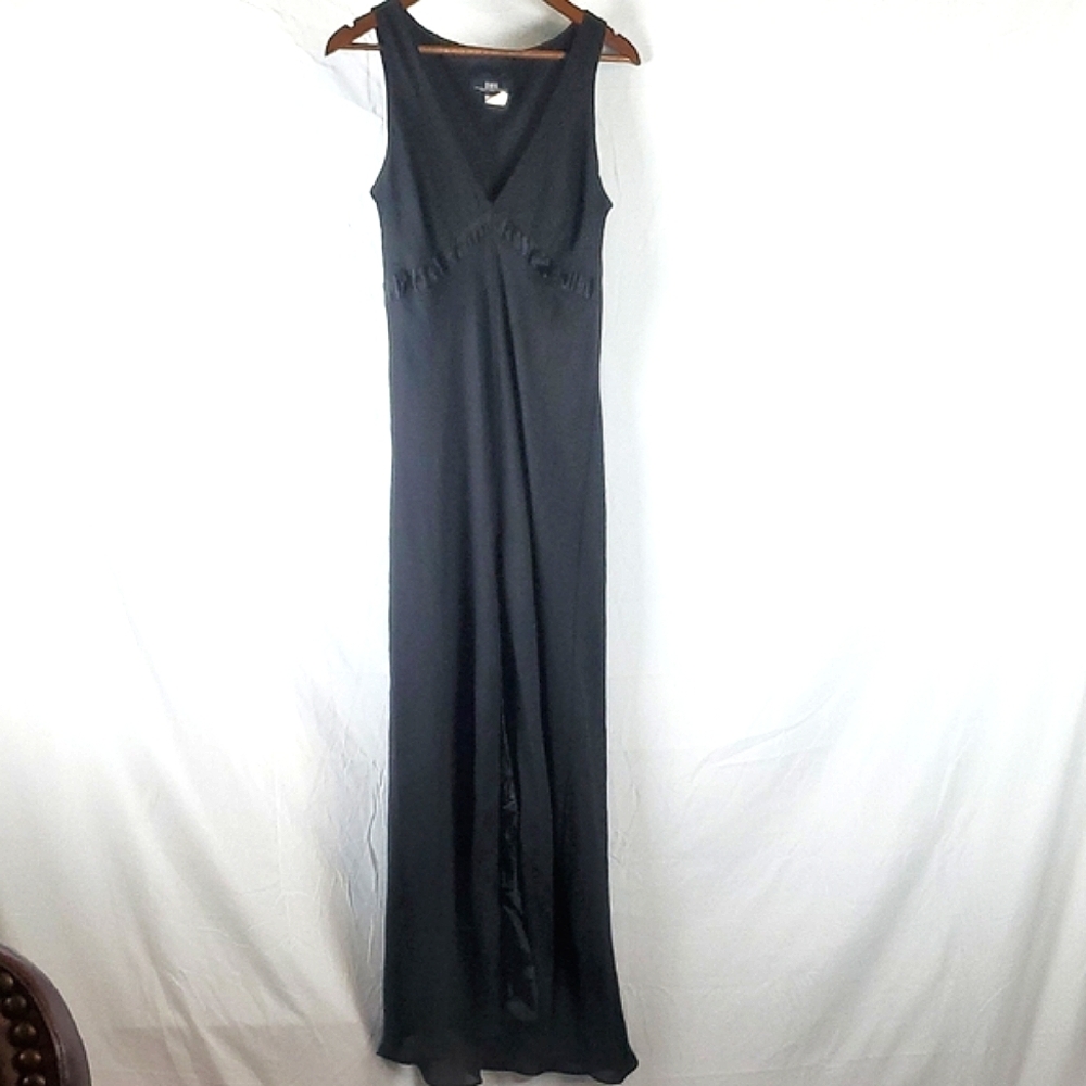 Vintage 90s B. Moss Black Maxi‎ Dress